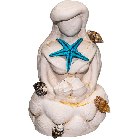 Gypsum Cement Figurine - Yemaya Mother Goddess of the Oceans