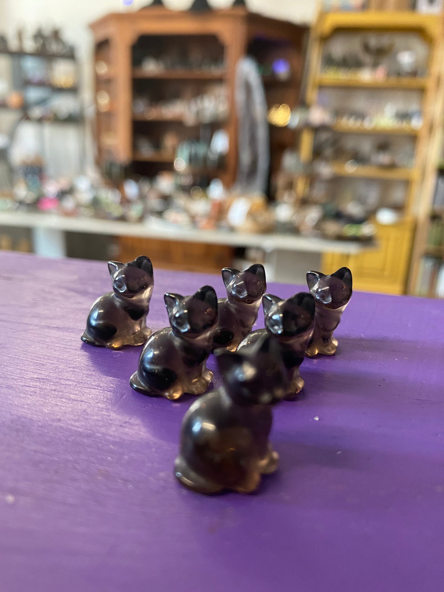 Mini ice obsidian Cat