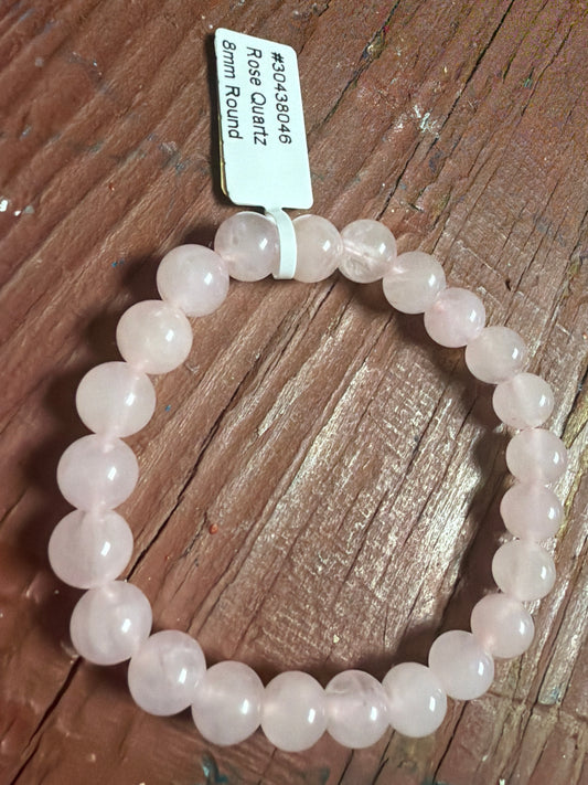 8mm Rose Quartz bracelet