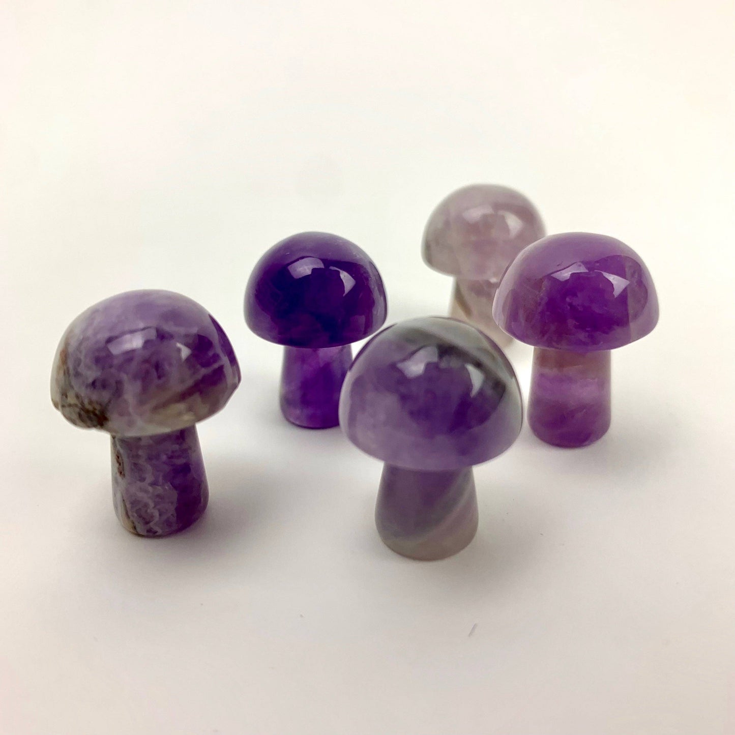 Mini Magic Mushrooms stone carving | 20mm