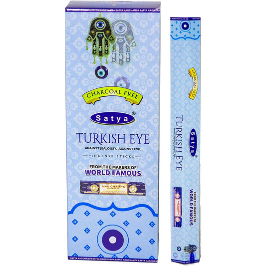 Satya Hexagonal Pack Incense - Evil Eye