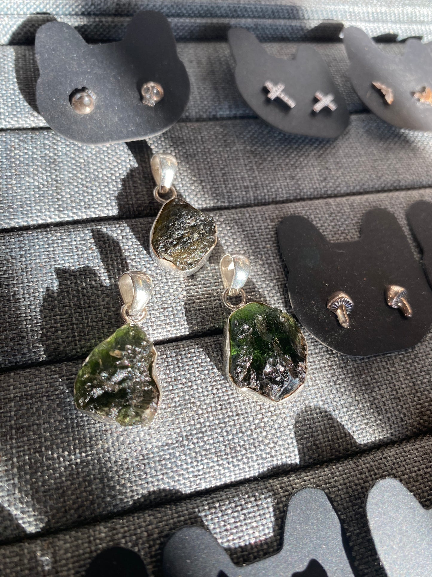 Moldavite pendant