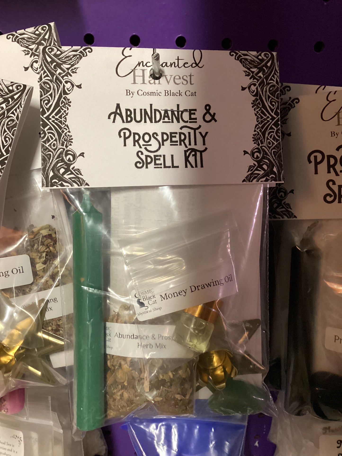 Enchanted Harvest Spell Kits by Cosmic Black Cat