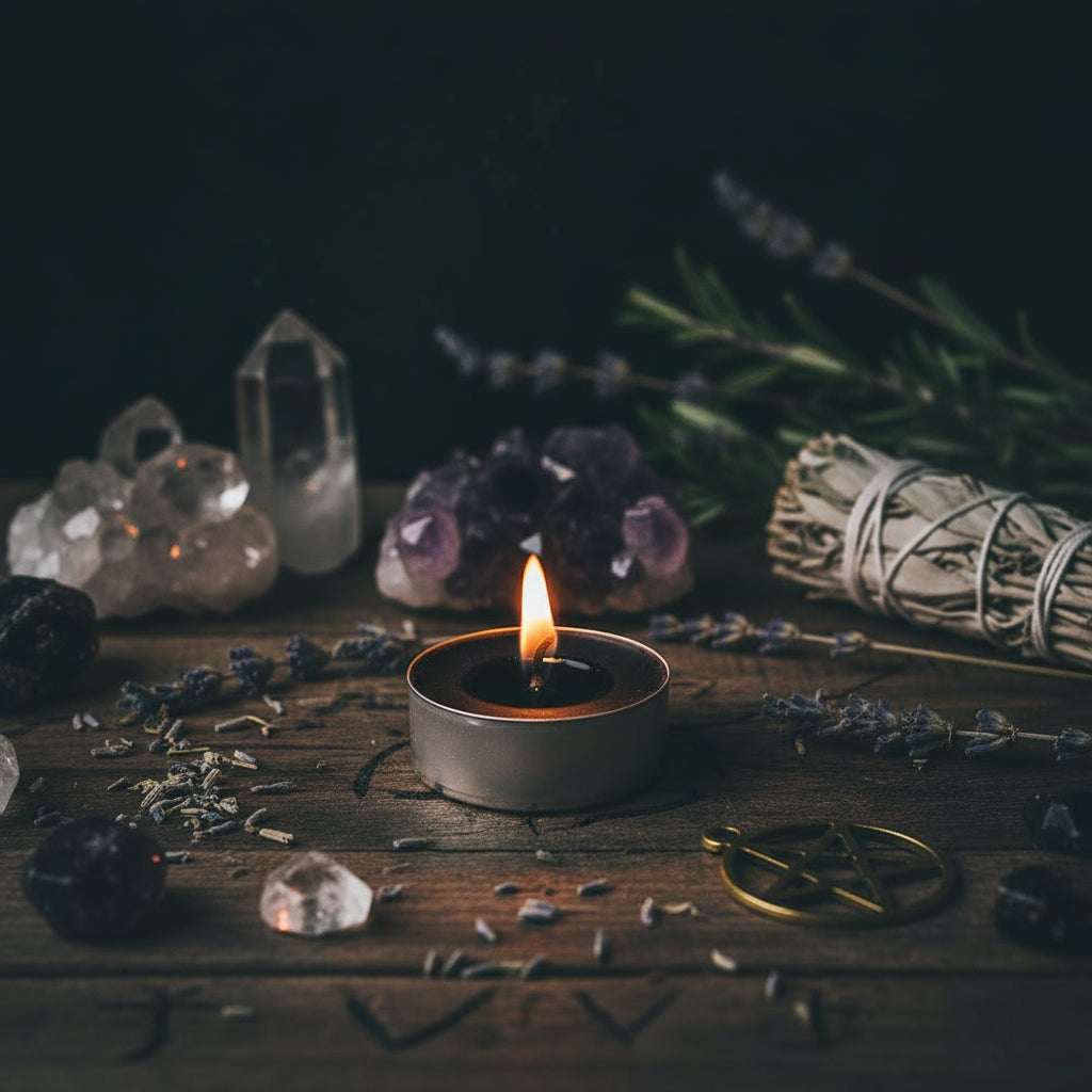 Twilight Candle Unscented Black or White