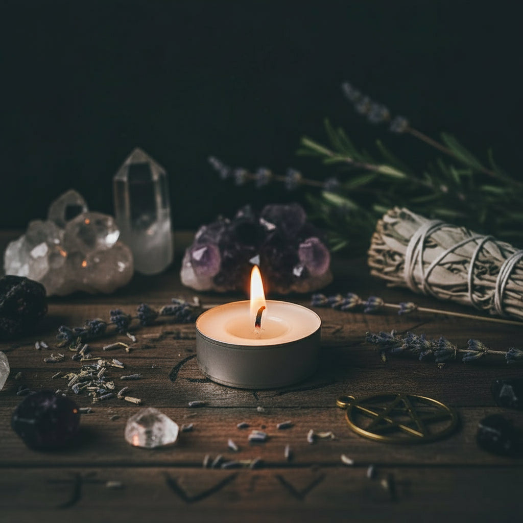 Twilight Candle Unscented Black or White