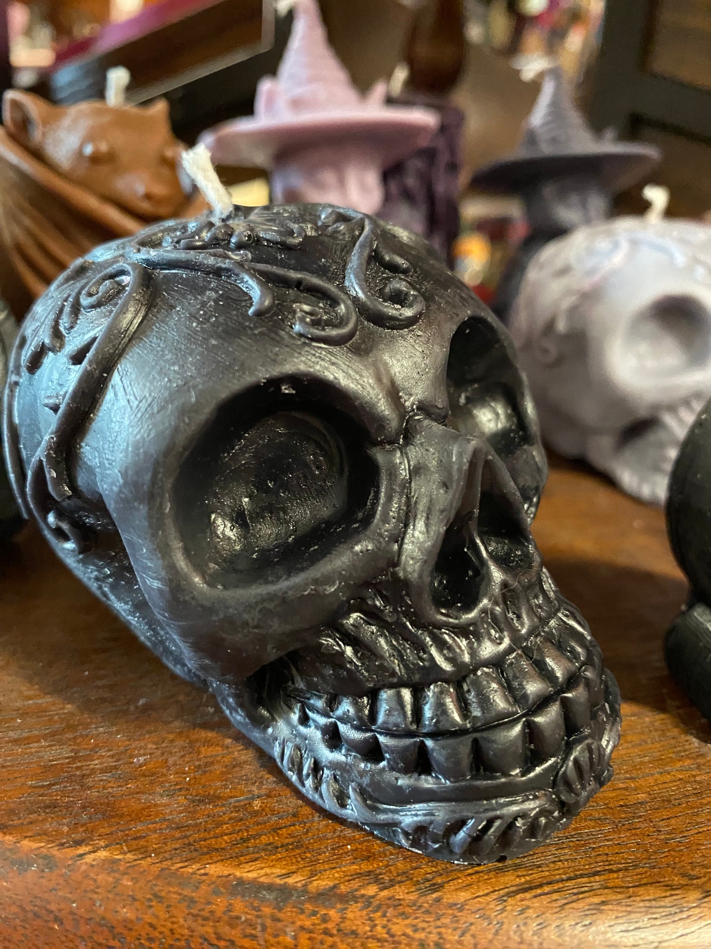 Beeswax & Soy Scented Skull Candle by Loki Candle Company