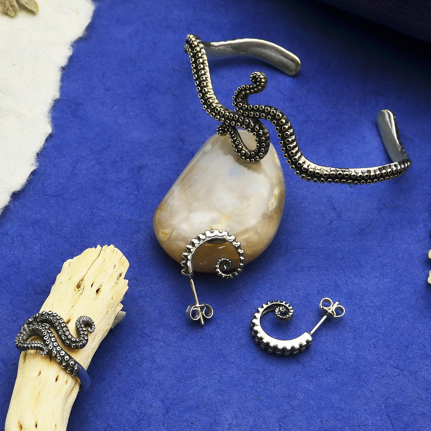 Adjustable Octopus Tentacle Ring