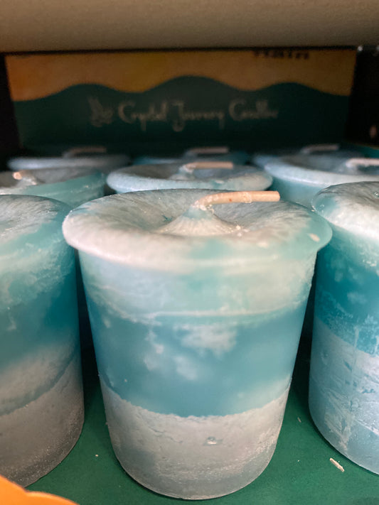 Rain Votive Candle Reiki Charged