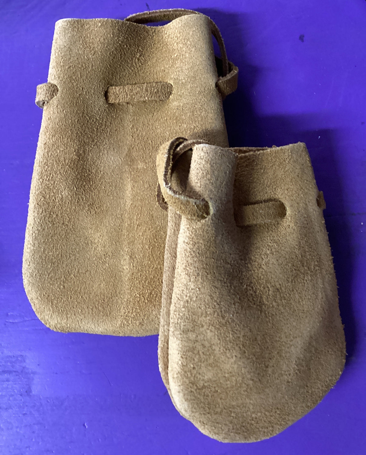 Medieval leather pouch medicine bag