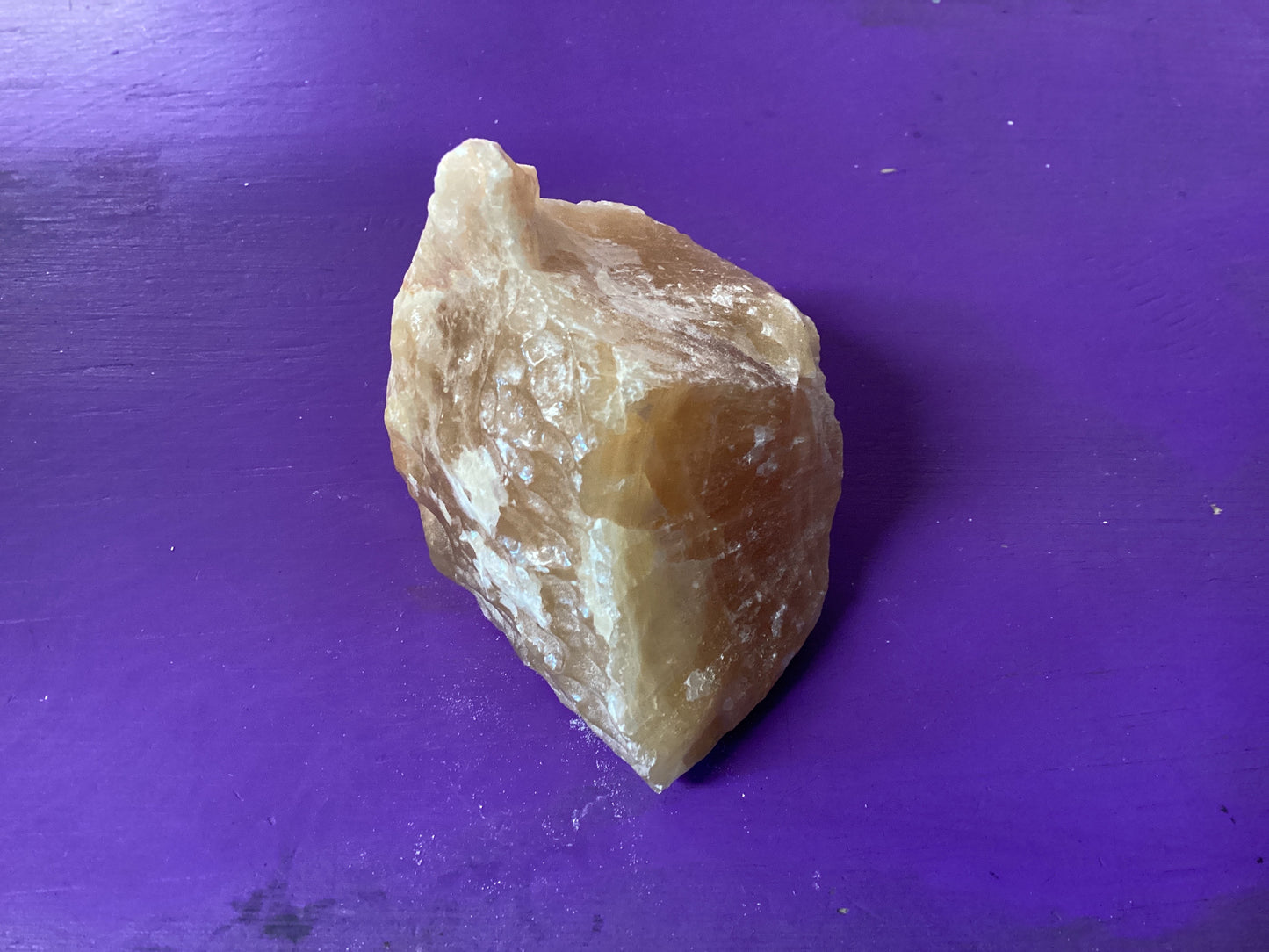 Orange Calcite untumbled stones