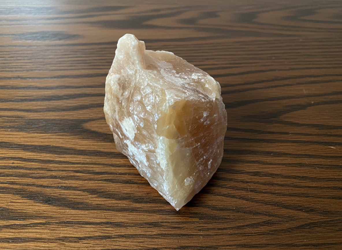 Orange Calcite untumbled stones