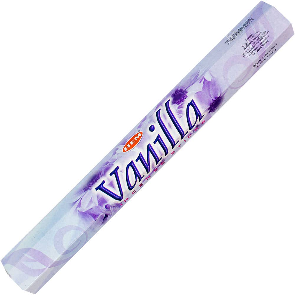 Hem Hexagonal Pack Incense 20 Gr Vanilla