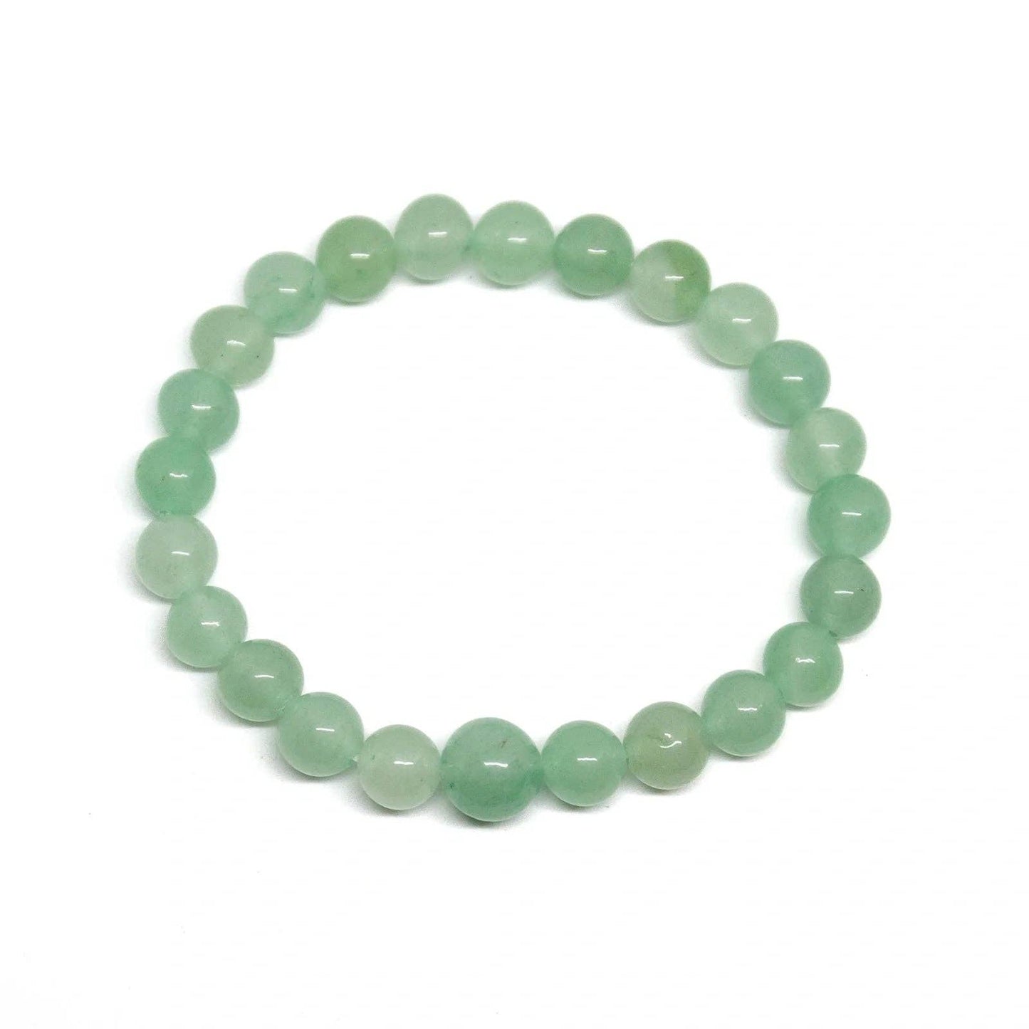 Green Aventurine Beaded Bracelet Wrist Mala 6mm Small Wrist