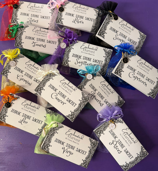 Zodiac Stone Sachet by Enchanted Harvest