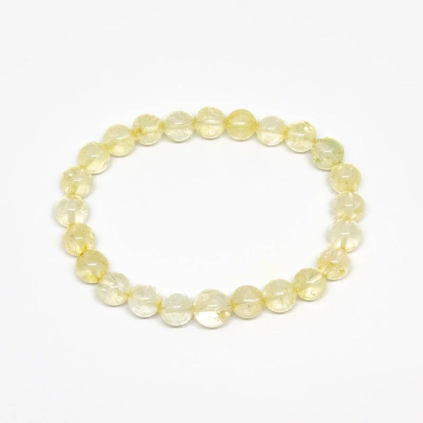 Citrine Beaded Bracelet - Wrist Mala 4mm - Small Wrist