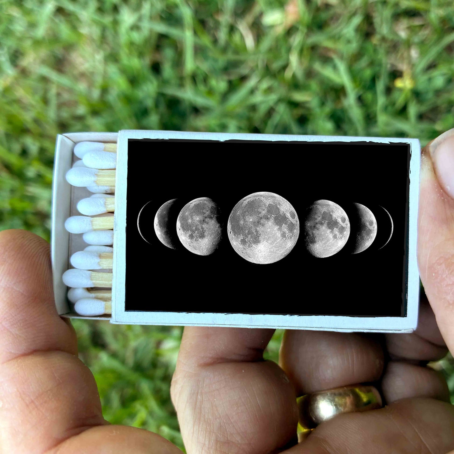 Matches • Moon Phases Matchbox • Candle Accessory