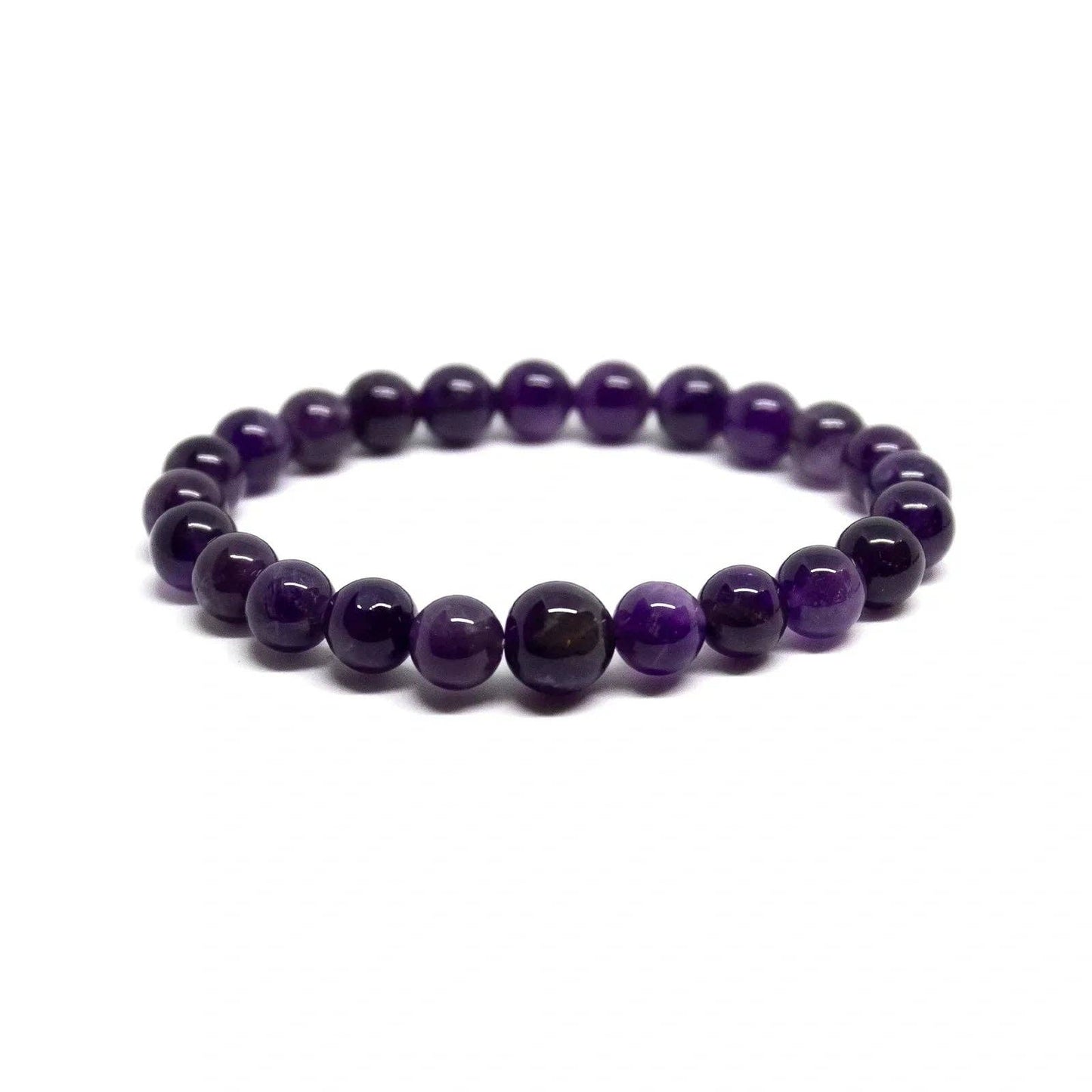 Amethyst Beaded Bracelet - Wrist Mala 4mm - Kids