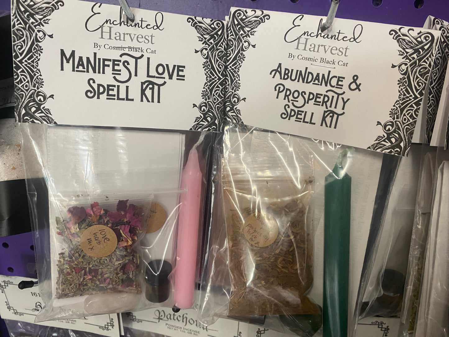 Enchanted Harvest Spell Kits by Cosmic Black Cat