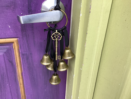 Door Hanging Chime Bells with Decorative Key