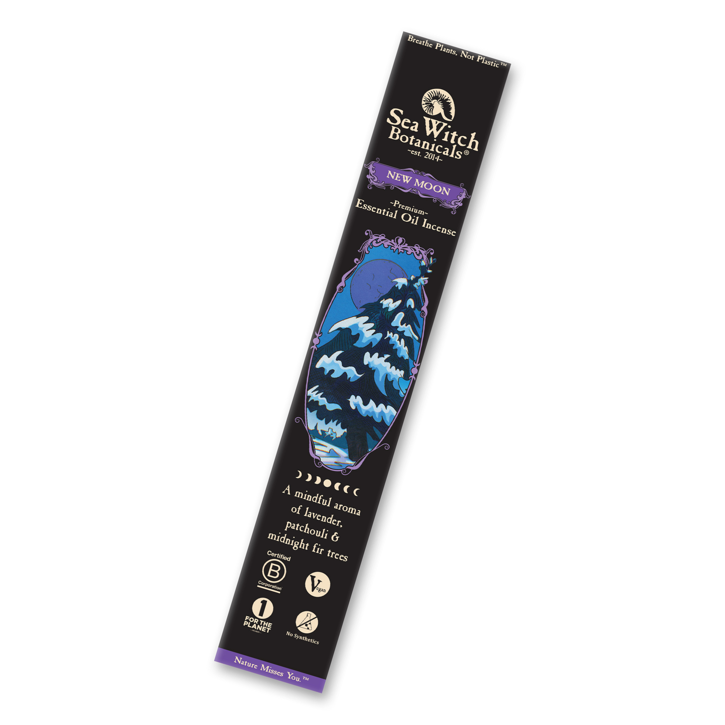 Sea Witch Botanicals Moon Phase Incense - New Moon