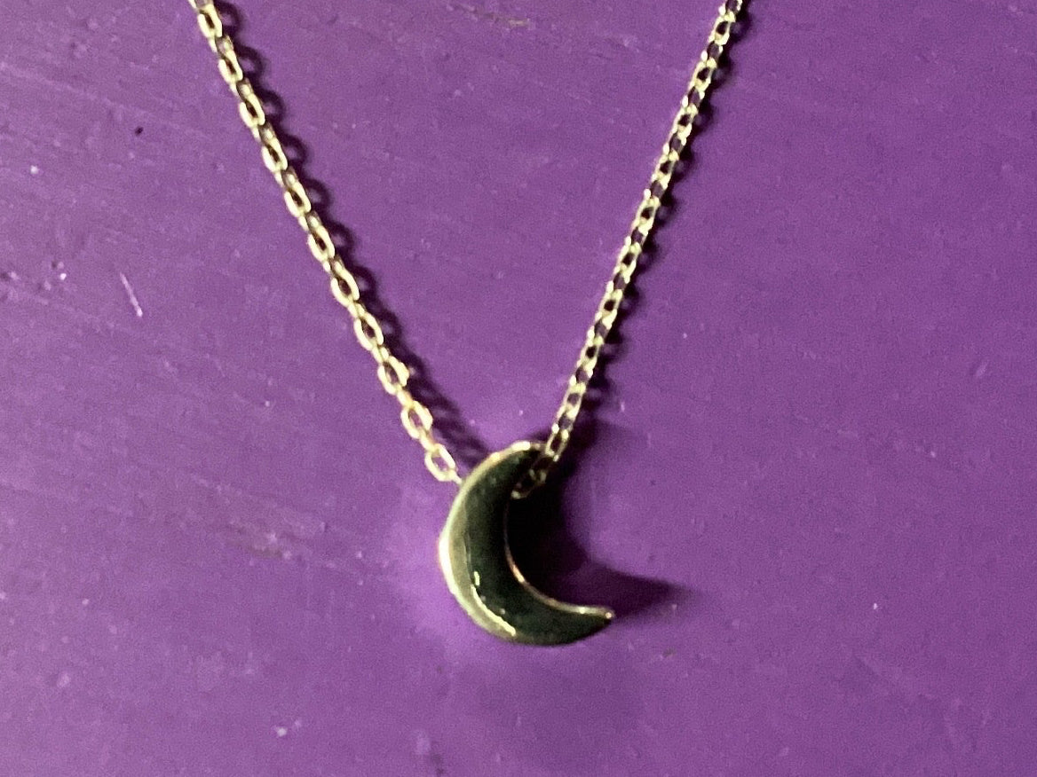 Mini Crescent Moon Necklace
