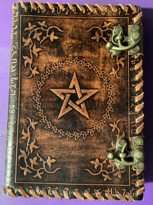 Pentagram Vintage Handmade Leather Journal