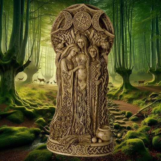 Triple Goddess Statue