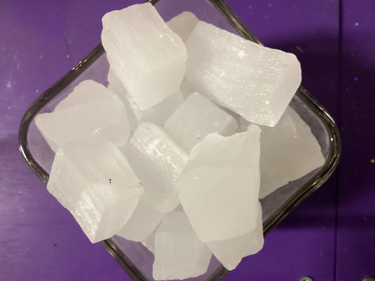 Satin Spar mini cube