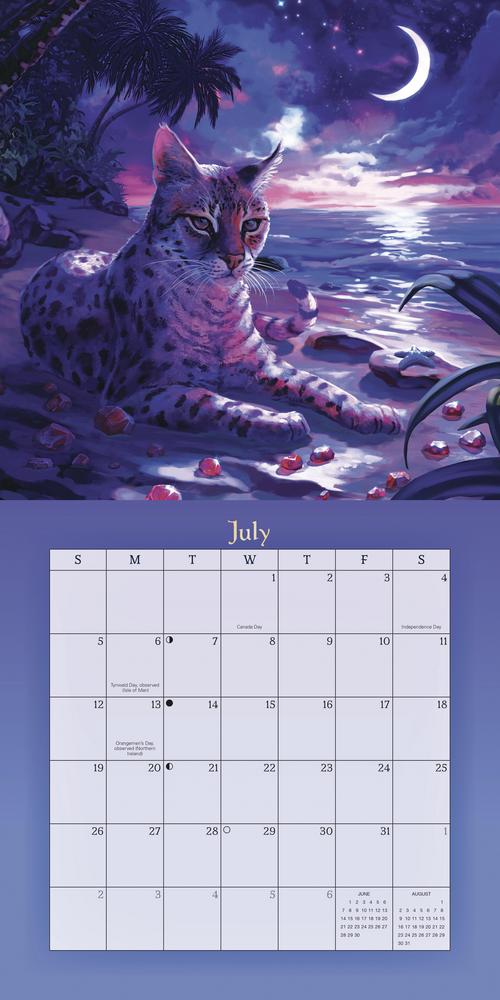 2026 Magical Mystical Cats Calendar by Llewellyn