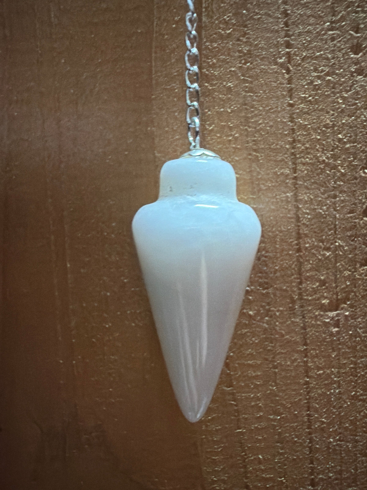 White Agate pendulum