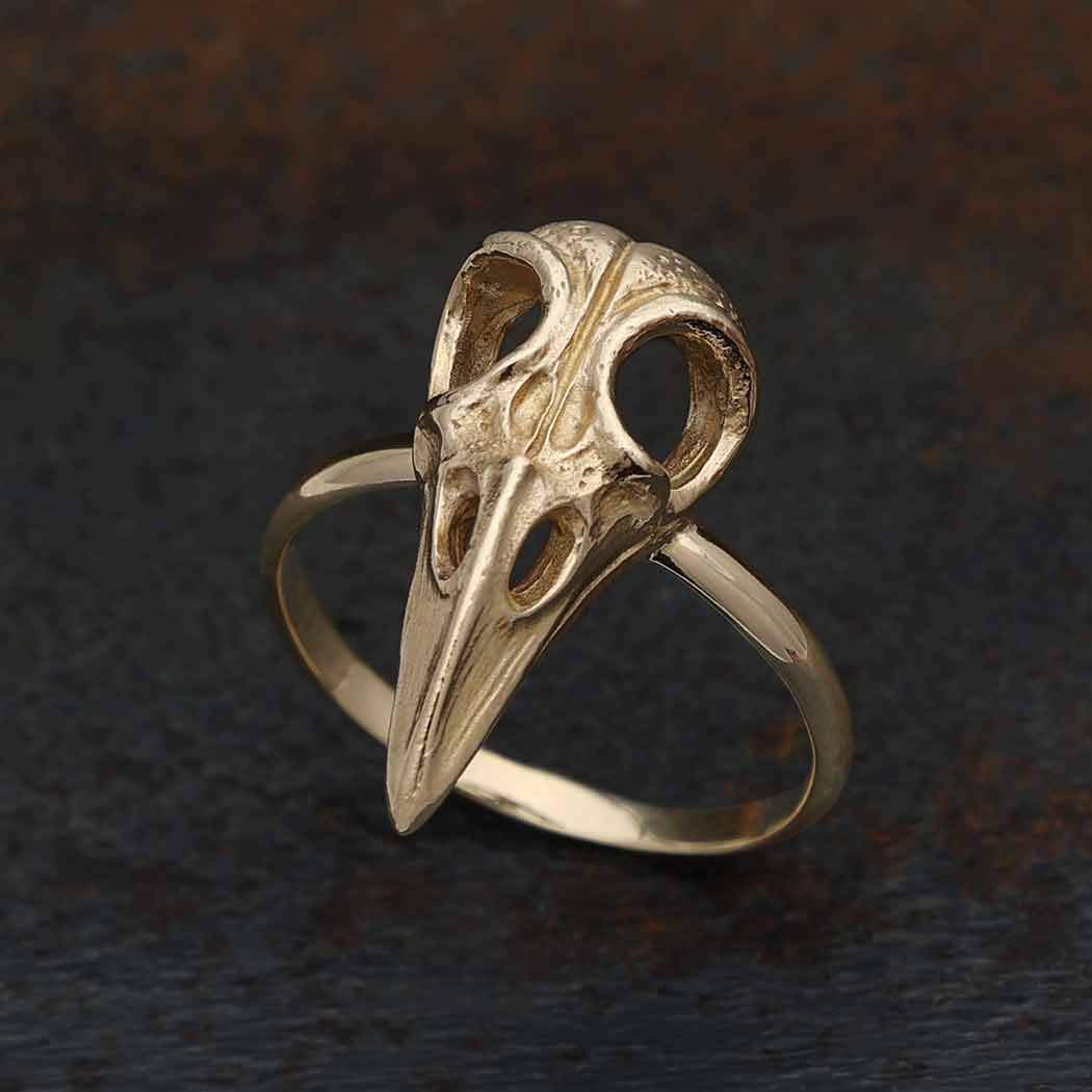 Raven Skull Ring