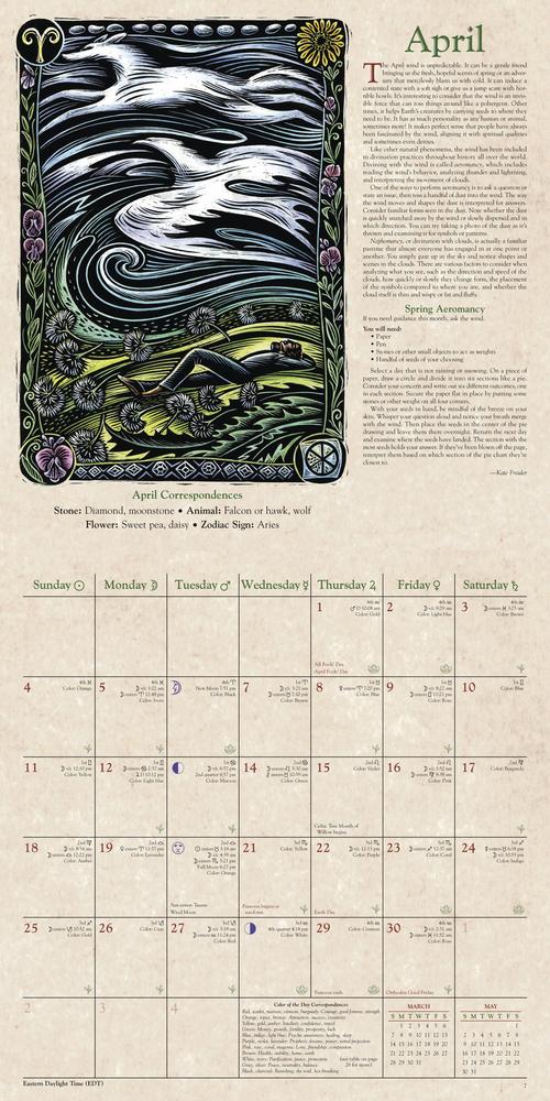 2027 Witches' Calendar by Llewellyn