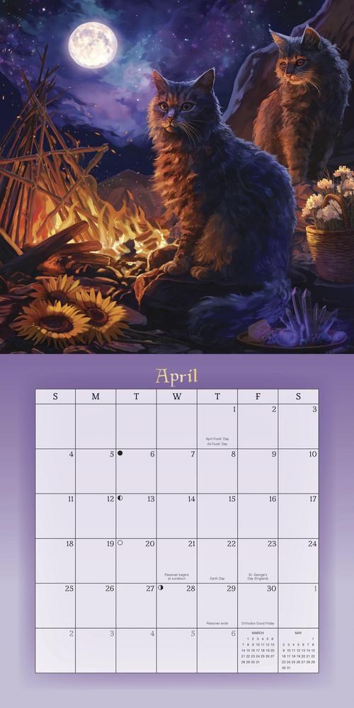 2027 Magical Mystical Cats Calendar by Llewellyn