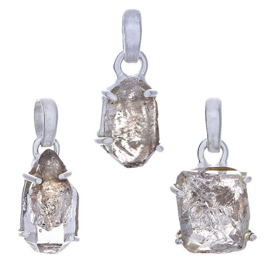 Herkimer Diamond Assorted Shapes Pendants 20-26mm
