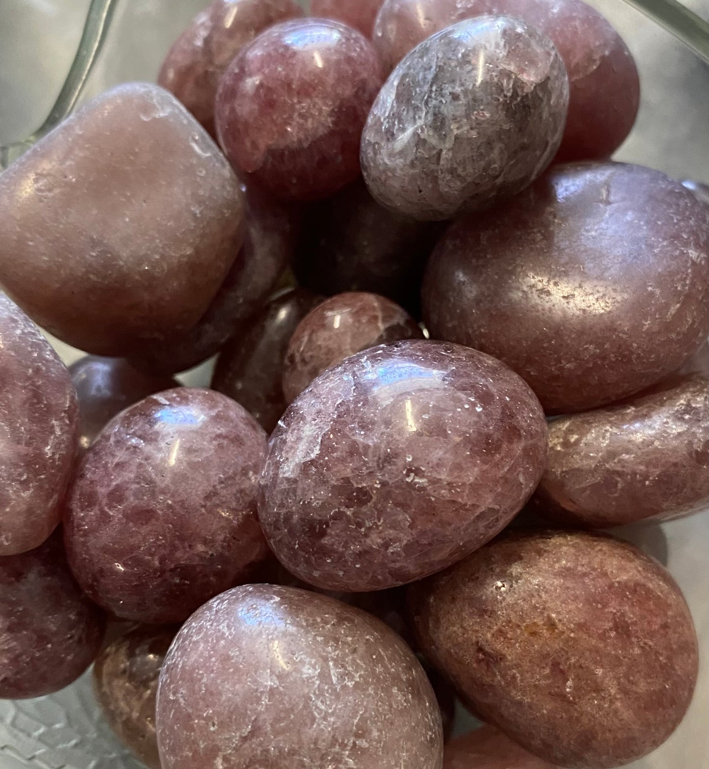 Strawberry Quartz Tumbled Stones