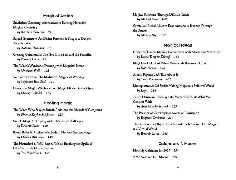 2027 Witches Companion Almanac by Llewellyn