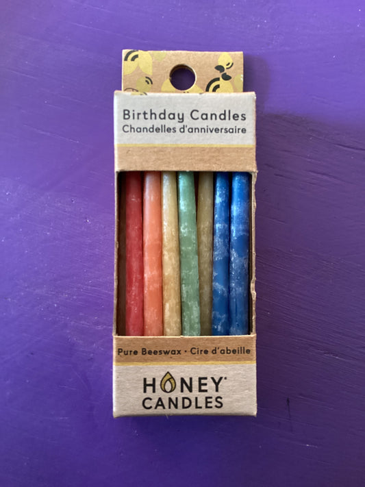 Honey Candles Beeswax Birthday Candles