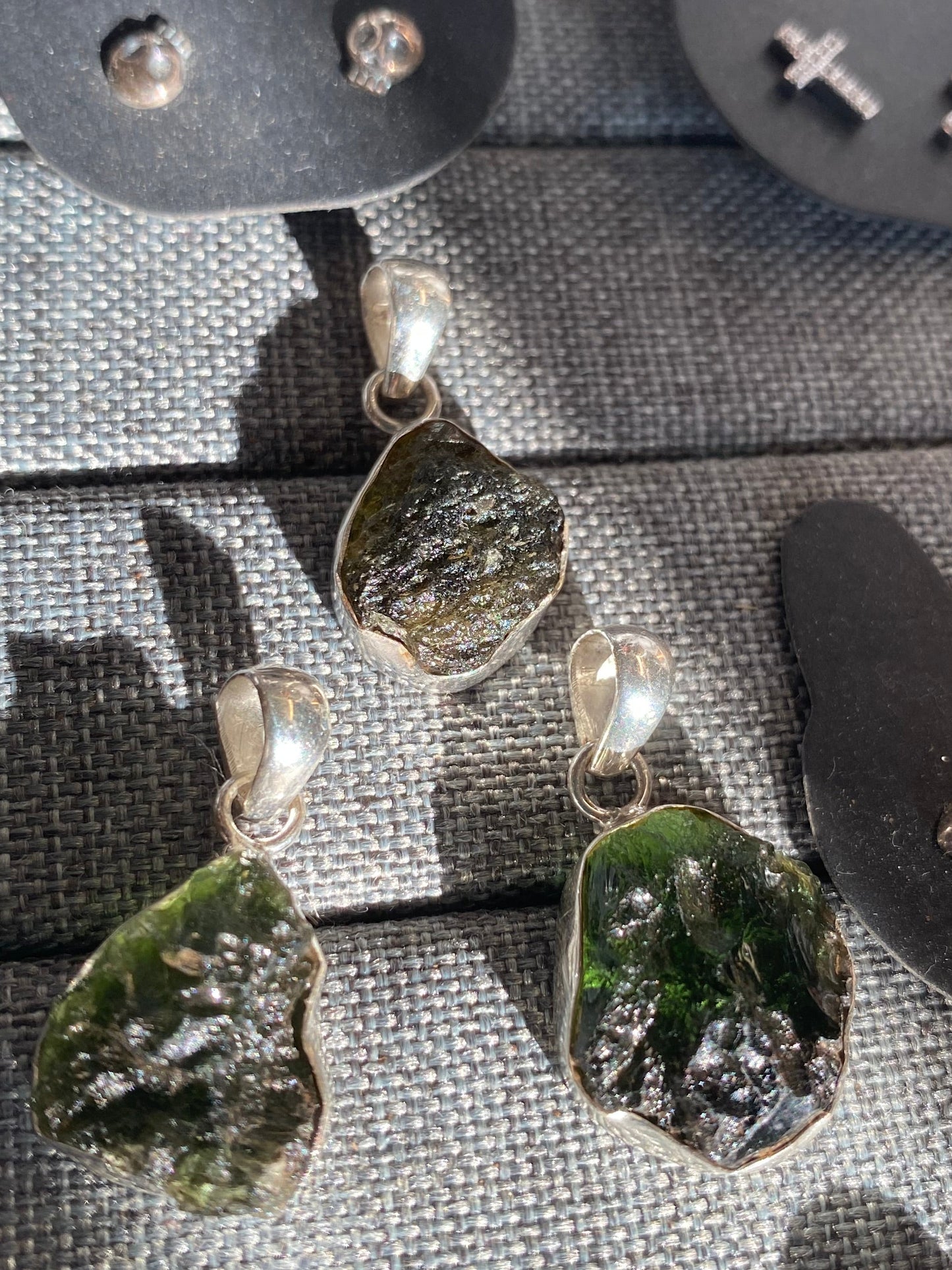Moldavite pendant