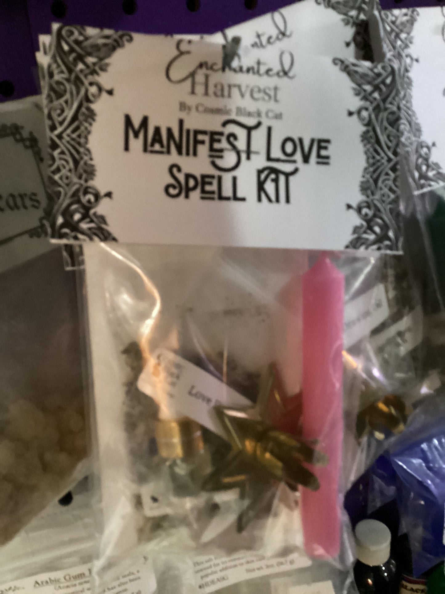 Enchanted Harvest Spell Kits by Cosmic Black Cat