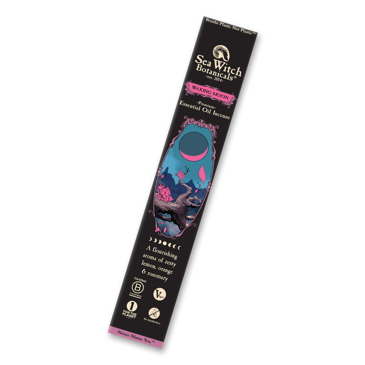 Sea Witch Botanicals Moon Phase Incense - Waxing Moon