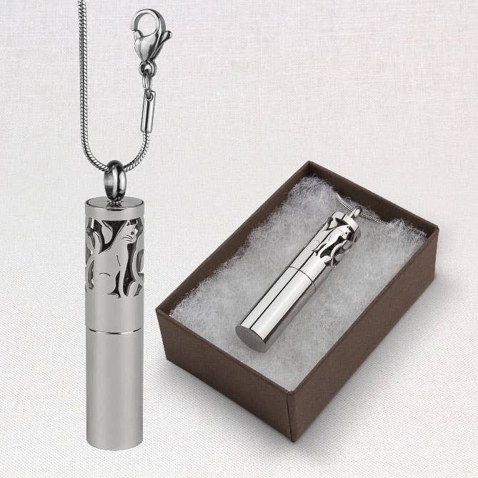 Aromatherapy Pendulum Locket - Cat