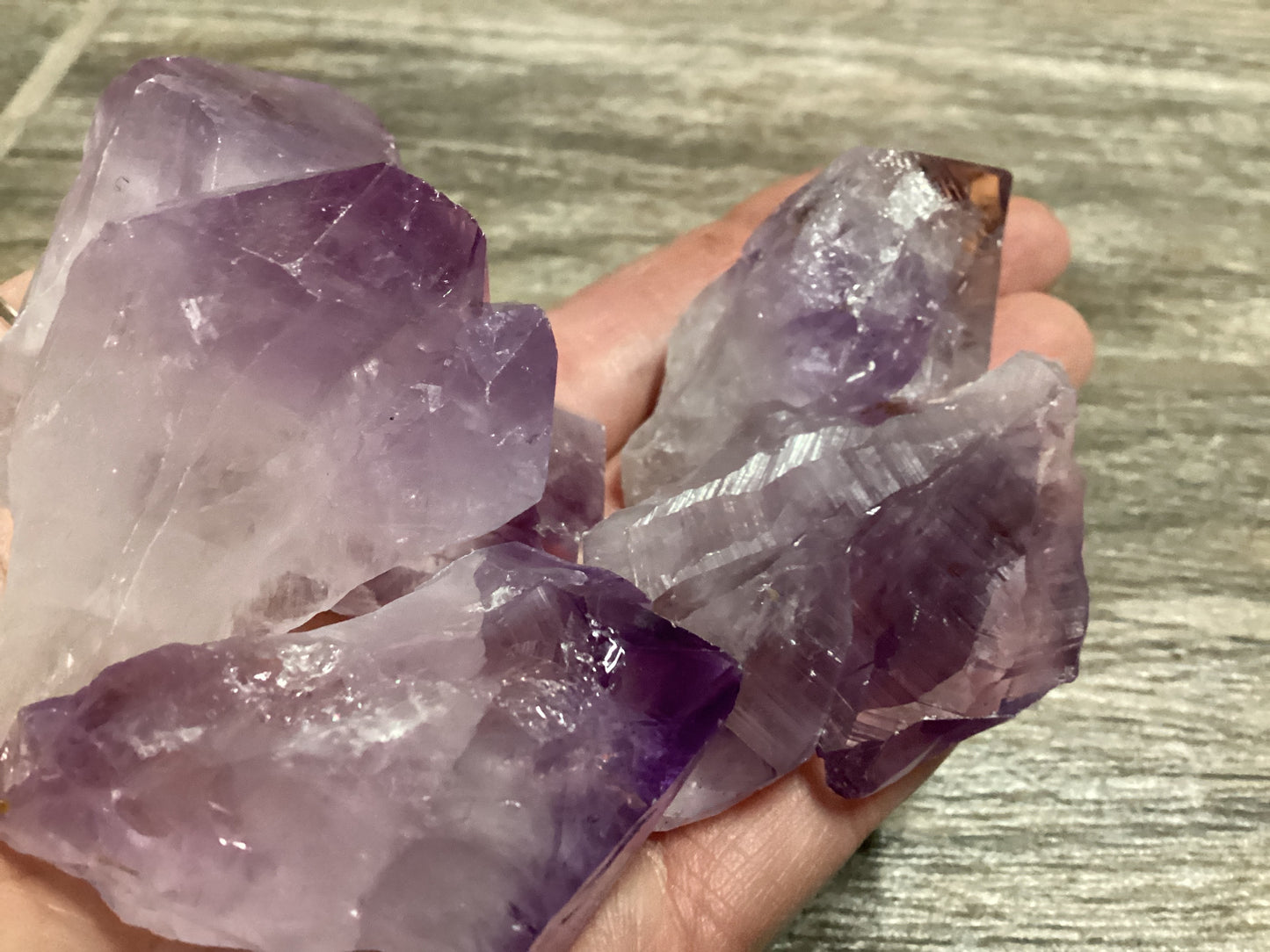 Amethyst natural points