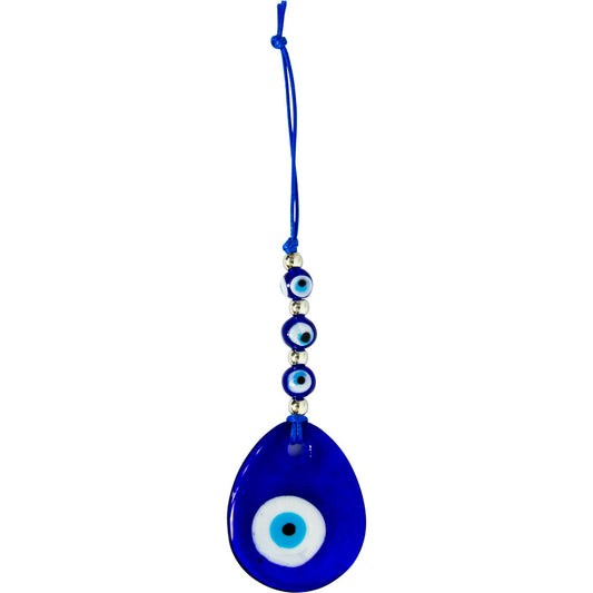 Glass Evil Eye Talisman - Evil Eye Teardrop