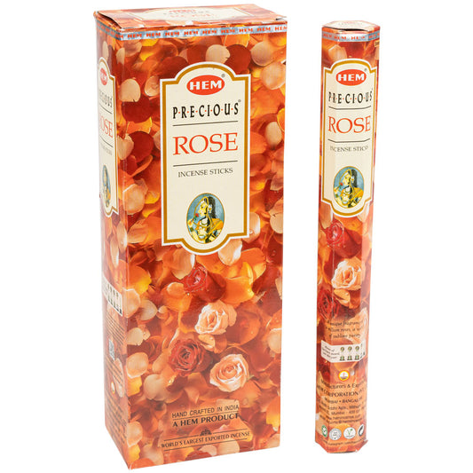 Hem Hexagonal Pack Incense 20 Gr Precious Rose