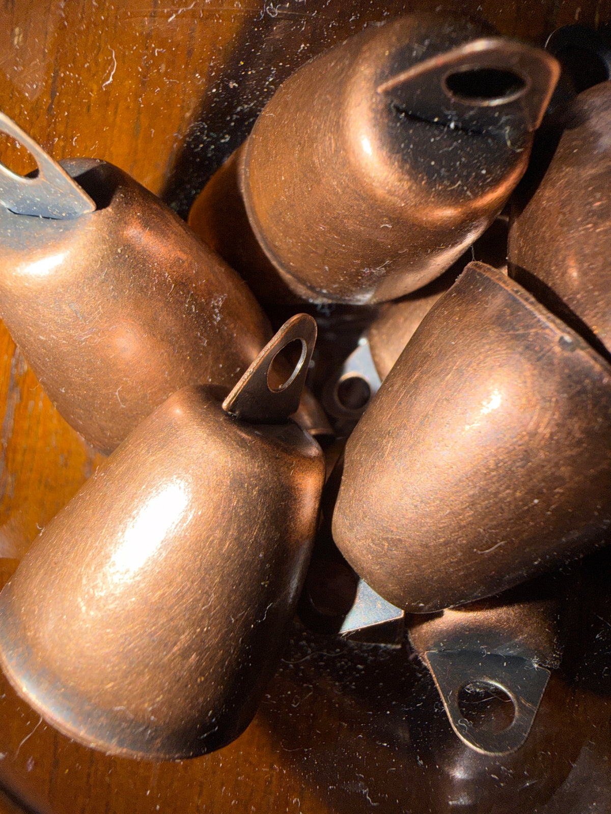 Copper Color Bells 1 1/4"