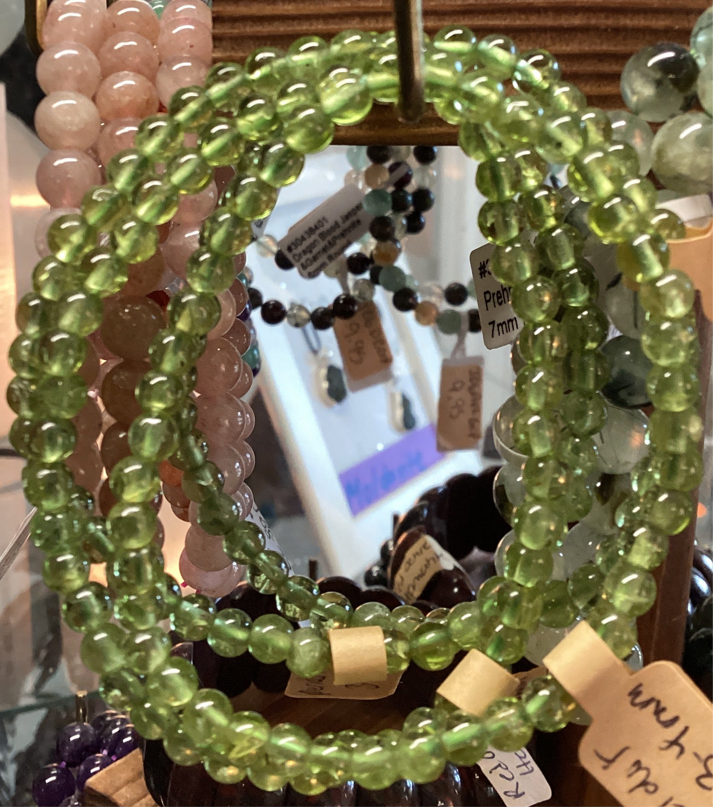 High Quality Peridot Bracelet 3-4mm