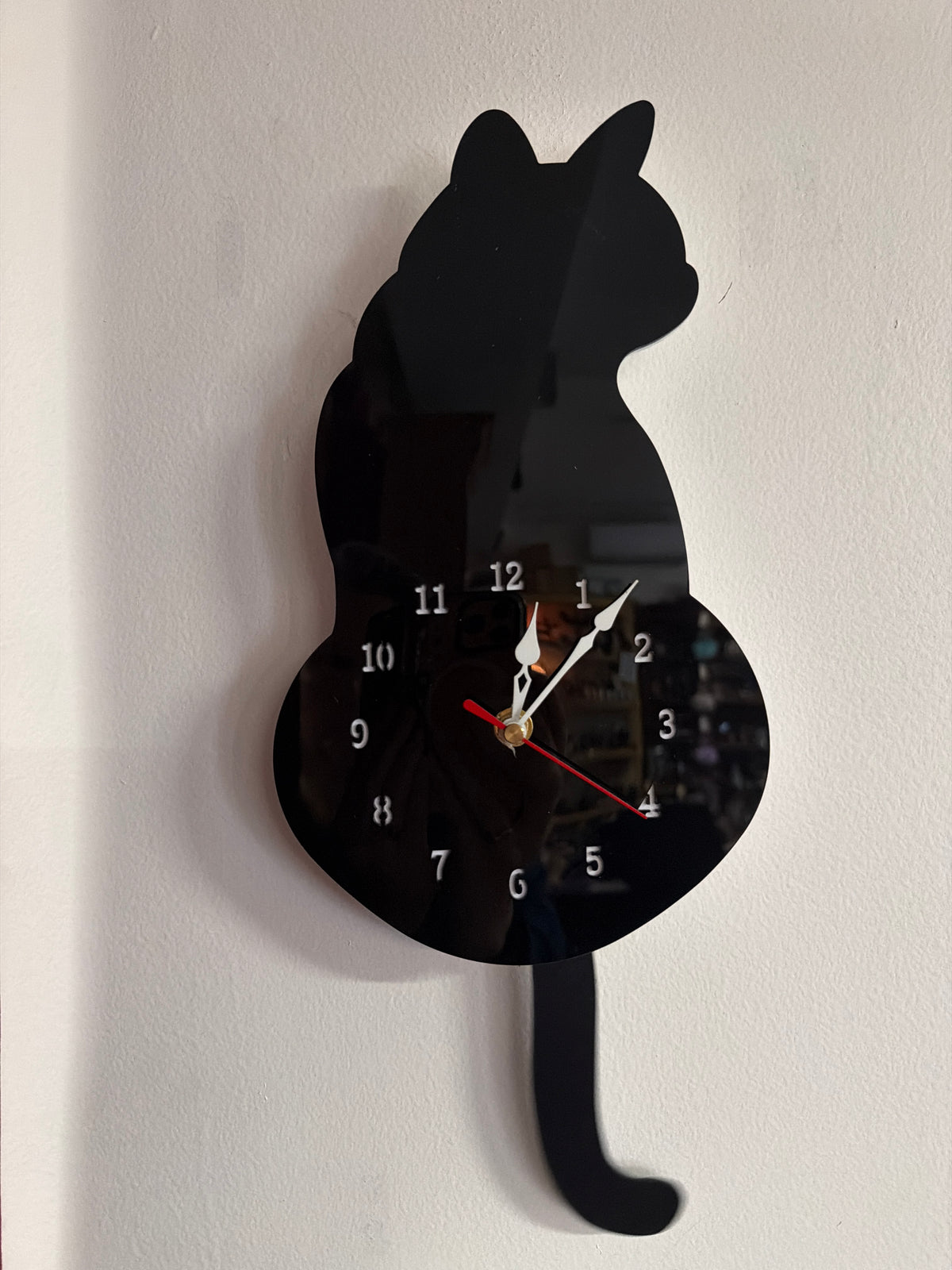Black Cat Wall Clock