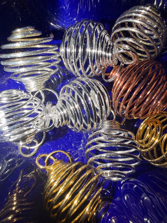 Small Coil Cages for Stones