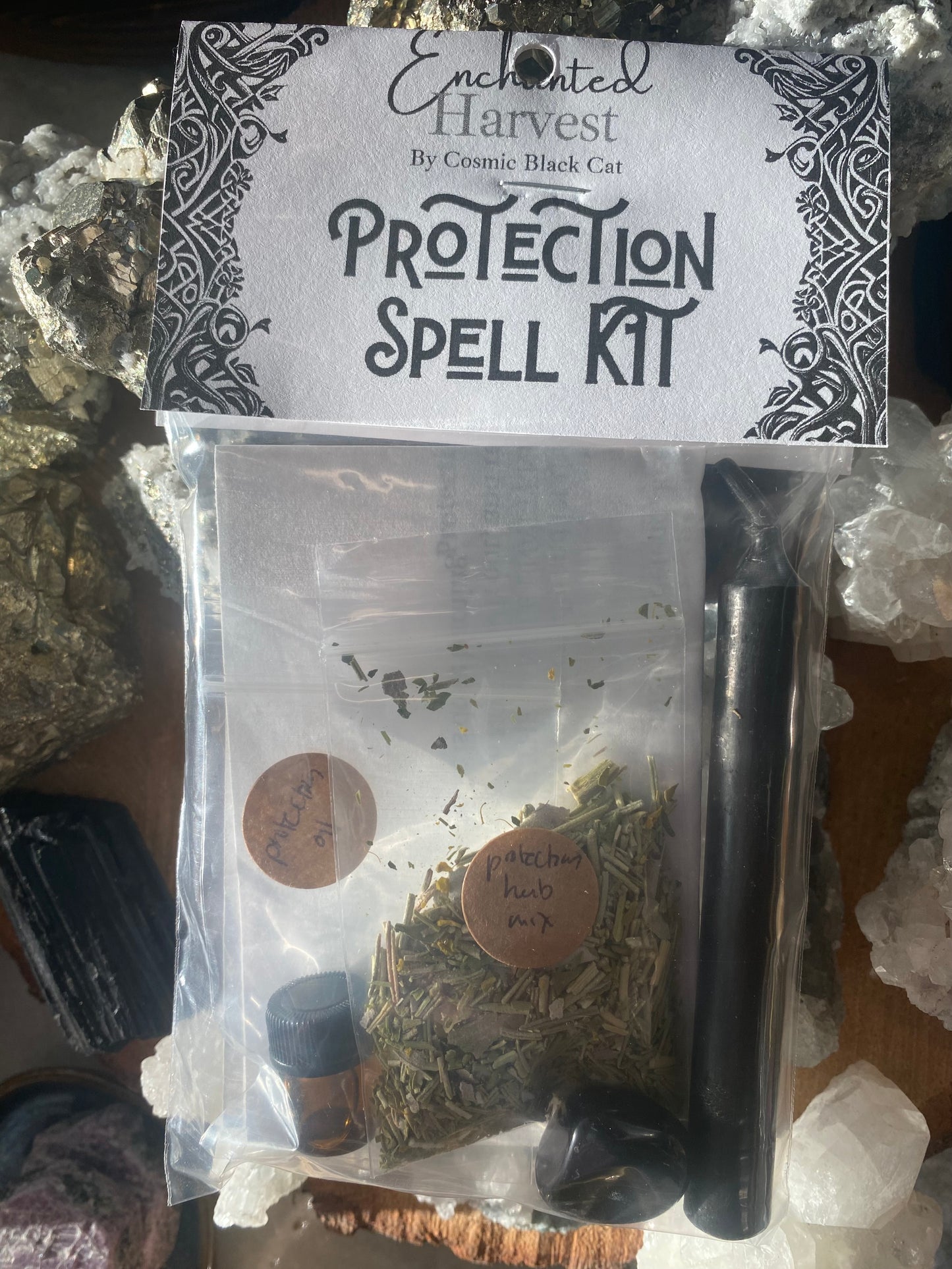 Enchanted Harvest Spell Kits by Cosmic Black Cat