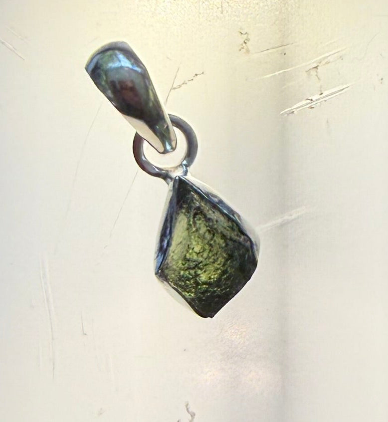 Moldavite pendant